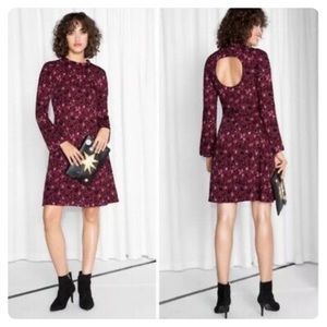 & Other Stories Leopard Animal Print dress